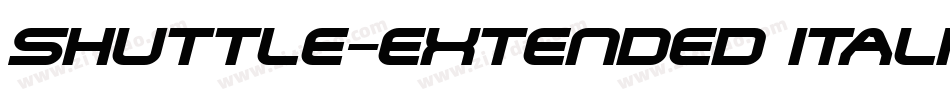 Shuttle-Extended Italic字体转换
